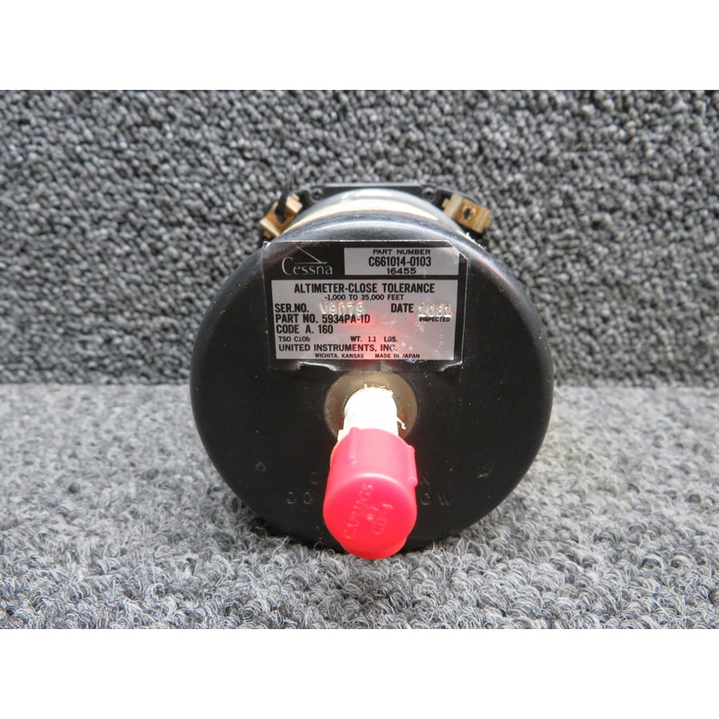 5934PA-1D (Alt: C661014-0103) United Insts Altimeter Indicator (Code: A.160)