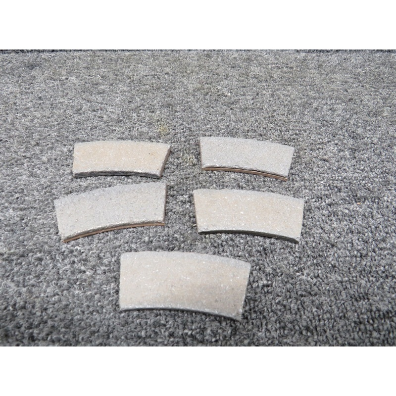 66-33 (Use: 066-03300) Cleveland Brake Lining Set of 5 (New Old Stock)