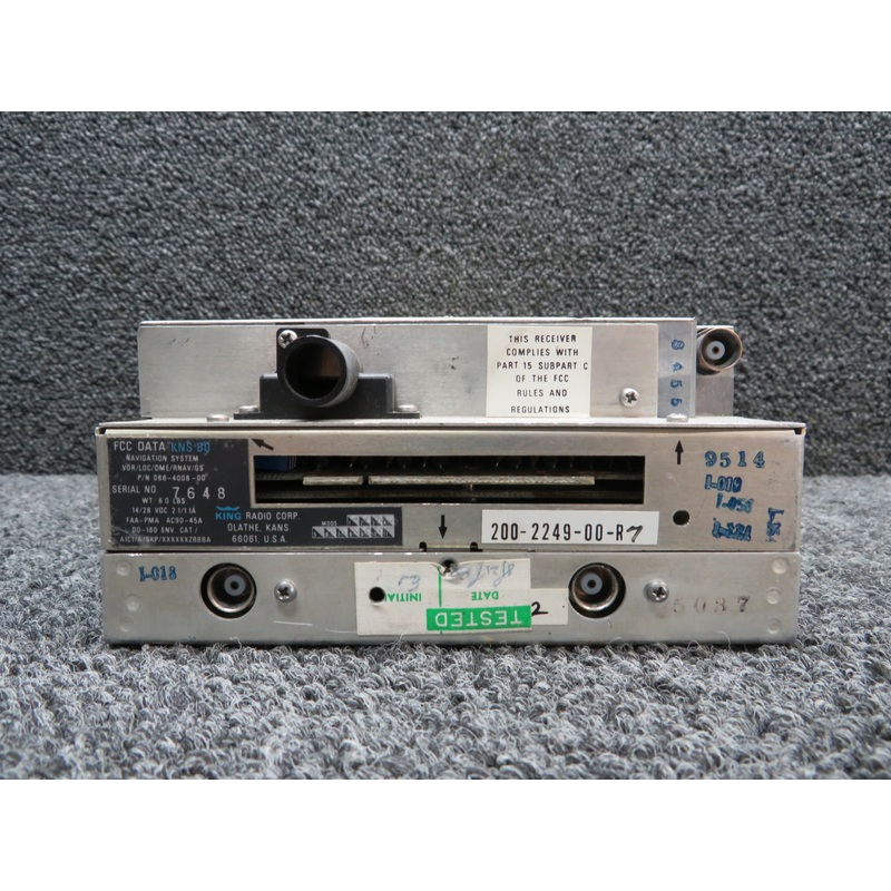 066-4008-00 King Radio KNS80 Navigation System VOR, LOC, DME, RNAV, GS (Core)