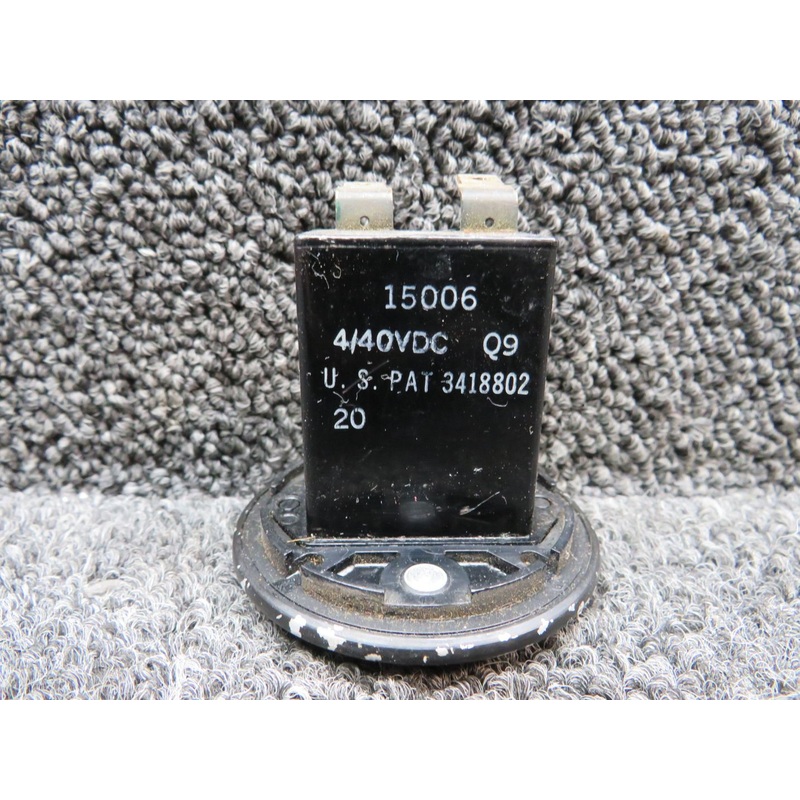 15006 Stewart-Warner Hobbs Total Hours Meter Indicator (Hours: 1271.4)