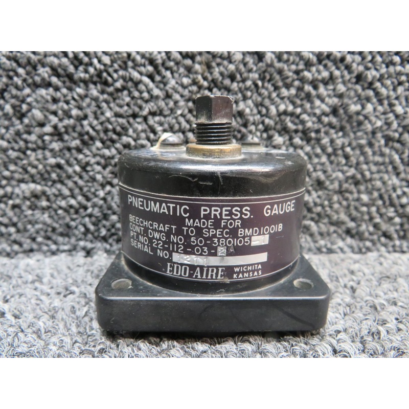 22-112-03-2A Edo-Aire Pneumatic Pressure Gauge
