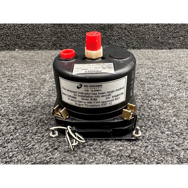 8130 United Instruments True Air Speed Indicator (Lighted) (Code: B.492)