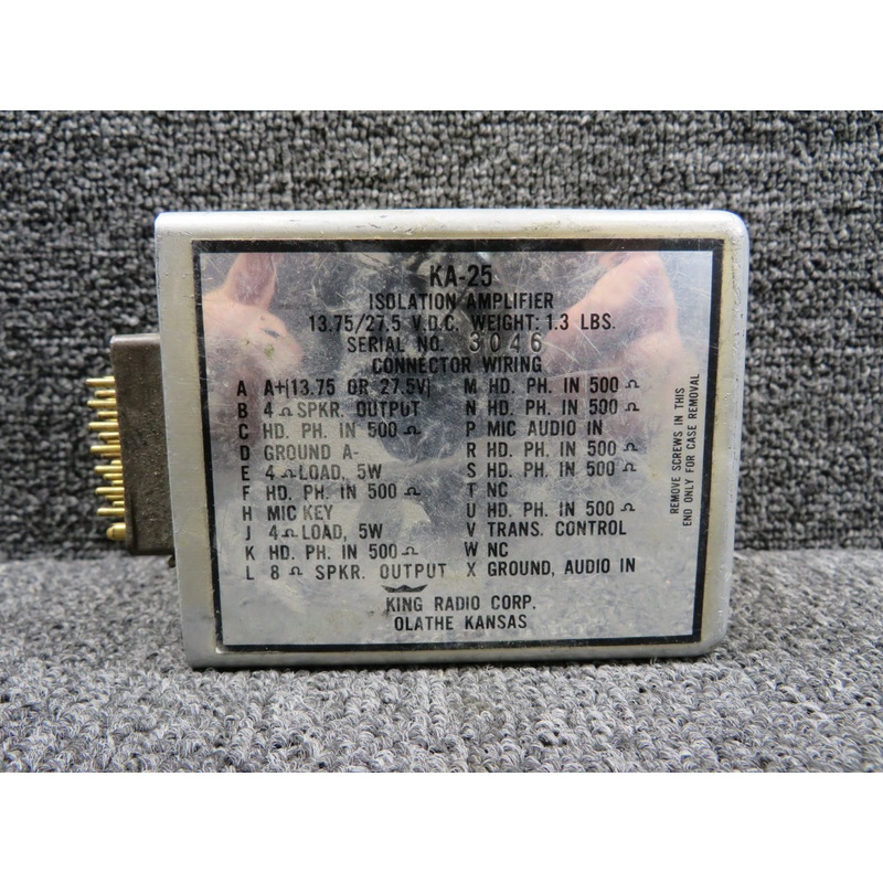 King Radio KA-25 Isolation Amplifier (Core)