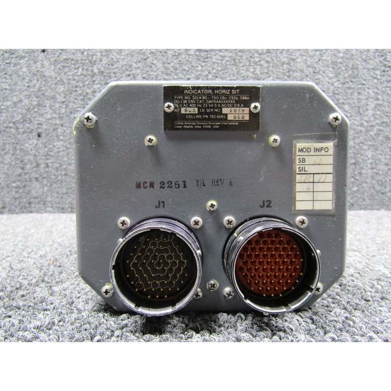 792-6091-012 Collins 331A-9G Horizon Situation Indicator with Modifications