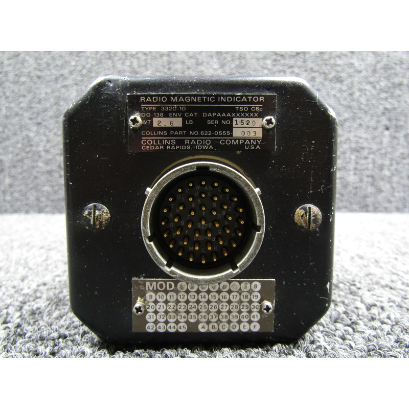 622-0555-003 Collins 332C-10 Radio Magnetic Indicator with Mods