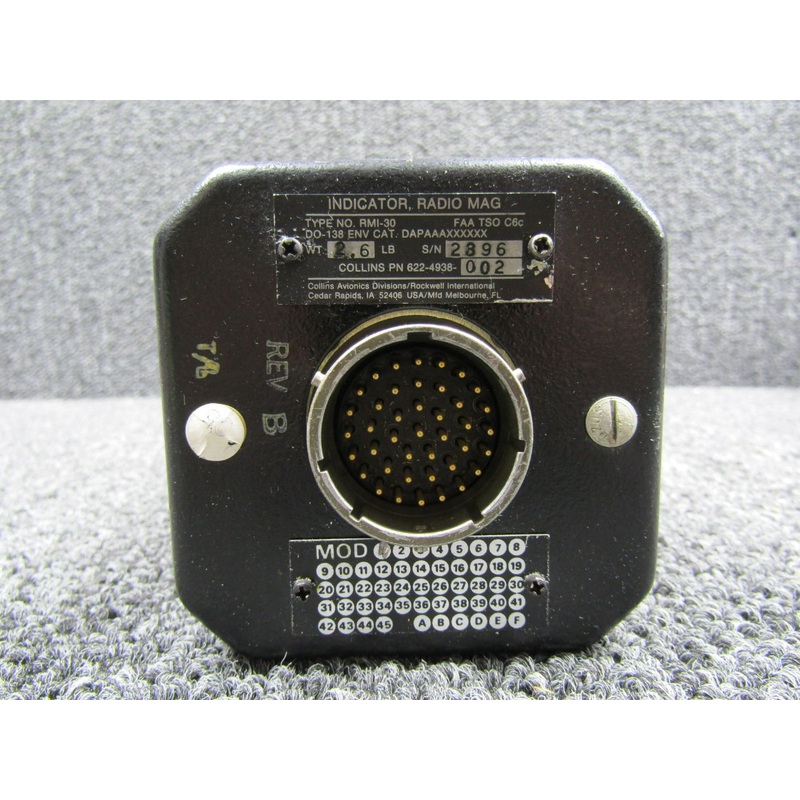 622-4938-002 Collins RMI-30 Radio Magnetic Indicator with Mods (Colored Arrows)