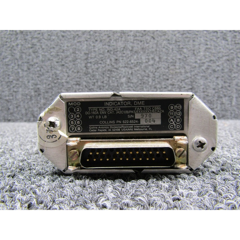622-6524-004 Collins IND-42A DME Indicator with Modifications
