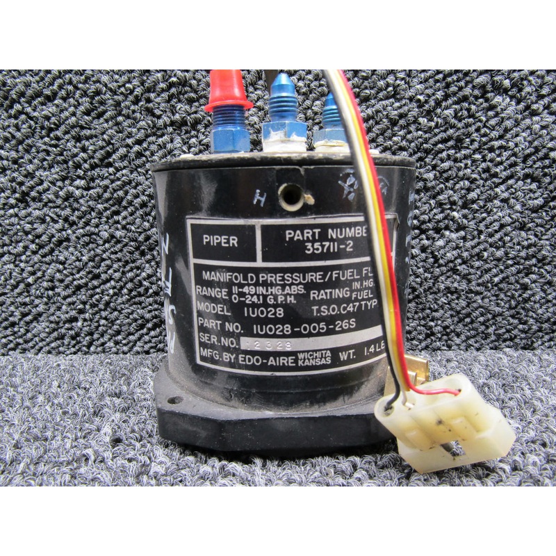 IU028-005-26S Edo-Aire IU028 Manifold Pressure-Fuel Flow Indicator