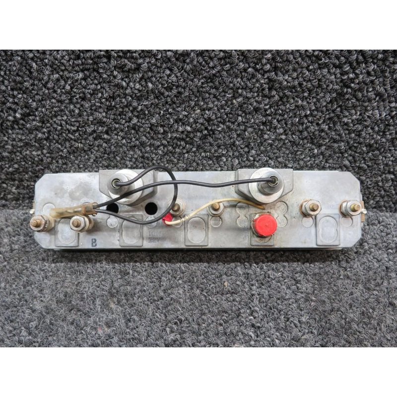 Stewart-Warner Instrument Gauge Cluster Assembly (Incomplete) (Cracked Glass)
