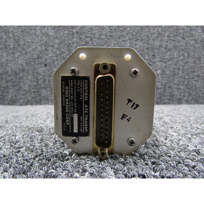 071-1014-00 King Radio KFS-570 ATC Transponder Control (Discolored Dial)