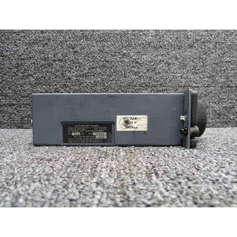 622-3109-009 Collins APP-80A Autopilot Panel with Modifications