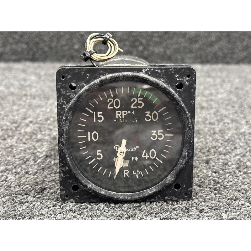 IU236-001-2 (Alt: 96-384059-5) Edo-Aire Dual Tachometer Indicator (27V, Lighted)