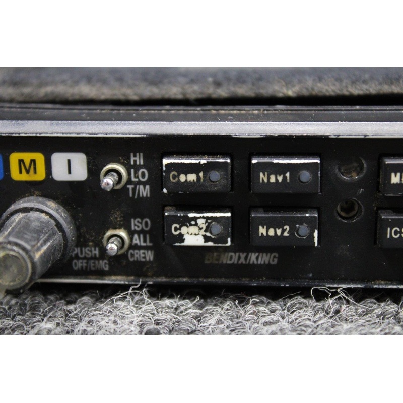 066-01176-0101 Bendix King KMA-28 Audio Panel Unit with Tray