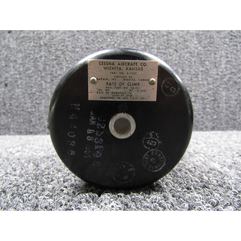 22-991-02-1A (Alt: 5-1392N1) Garwin Rate of Climb Indicator (Discolored Face)