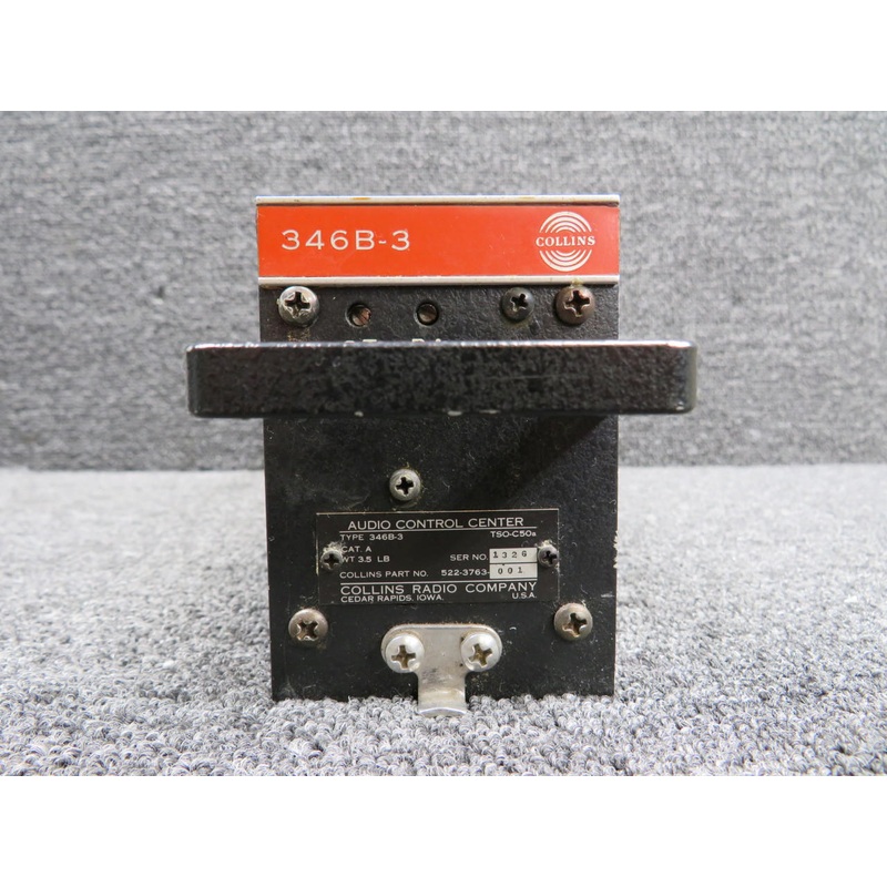 522-3763-001 Collins 346B-3 Audio Control Center
