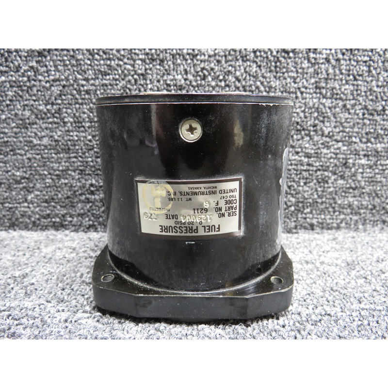 6211 United Instruments Fuel Pressure Indicator Code F.6 (0-20 PSID)