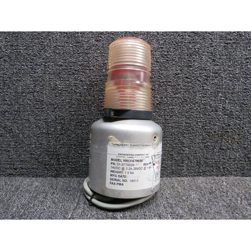 01-0770029-31 Whelen HR,CFA-14,28 Beacon Strobe Light Assembly (14 or 28V)