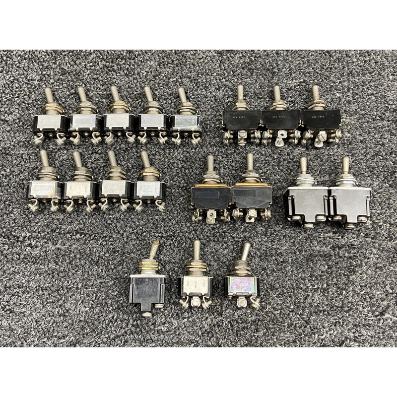 MS35058-22 Air Tractor AT-401 Switch Set (Toggle, Reset, Two and Three Position)