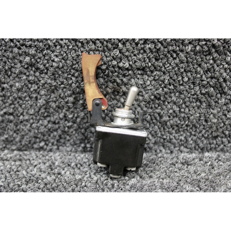 2TL1-3 (Alt: MS24524-23) Honeywell Toggle Switch with Guard (125, 250V) (5, 15A)