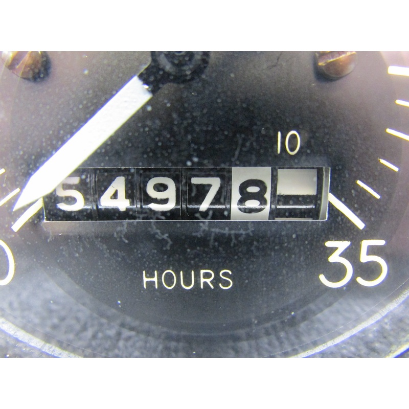 824271 Stewart-Warner Recording Tachometer (Hours: 5497.8)