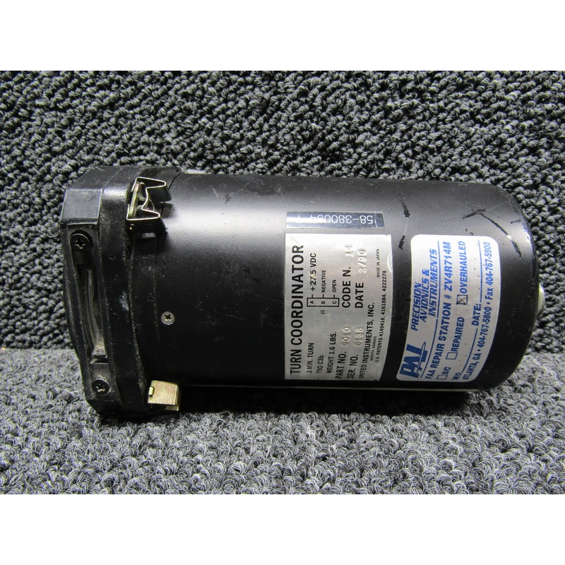 9010 United Instruments Turn Coordinator Indicator (27.5V)