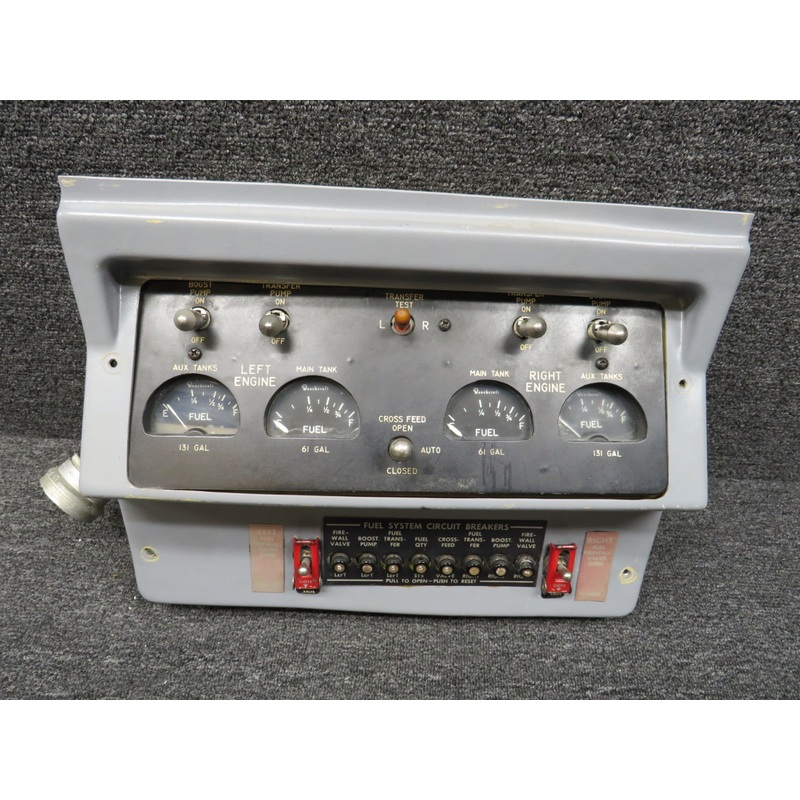 Beechcraft A90 Left and Right Engine Fuel Indicator Panel
