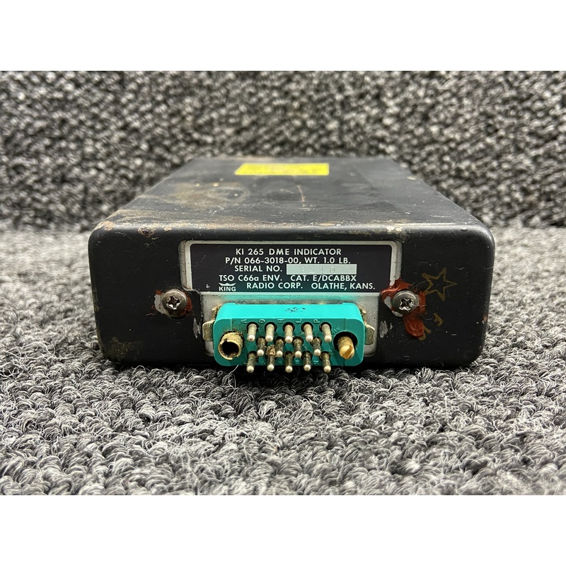 066-3018-00 King Radio KI-265 DME Indicator (Minus Connector)