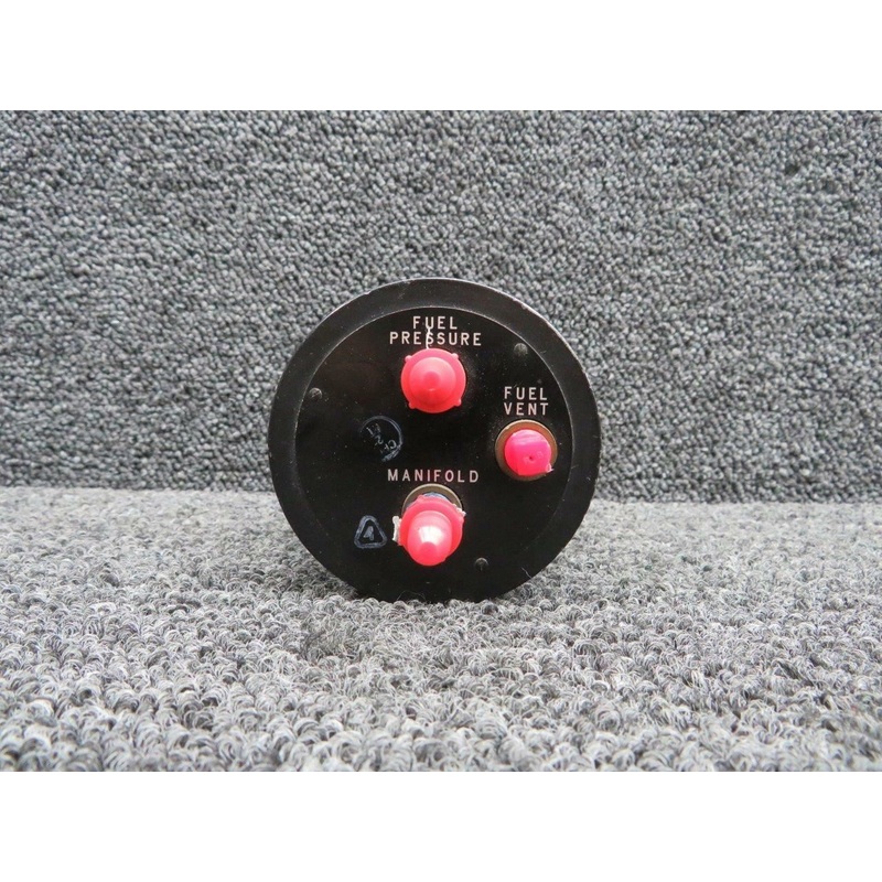 C662037-0103 (ALT: 6331) Cessna A185F United Instruments Inc. Fuel Pressure Mani