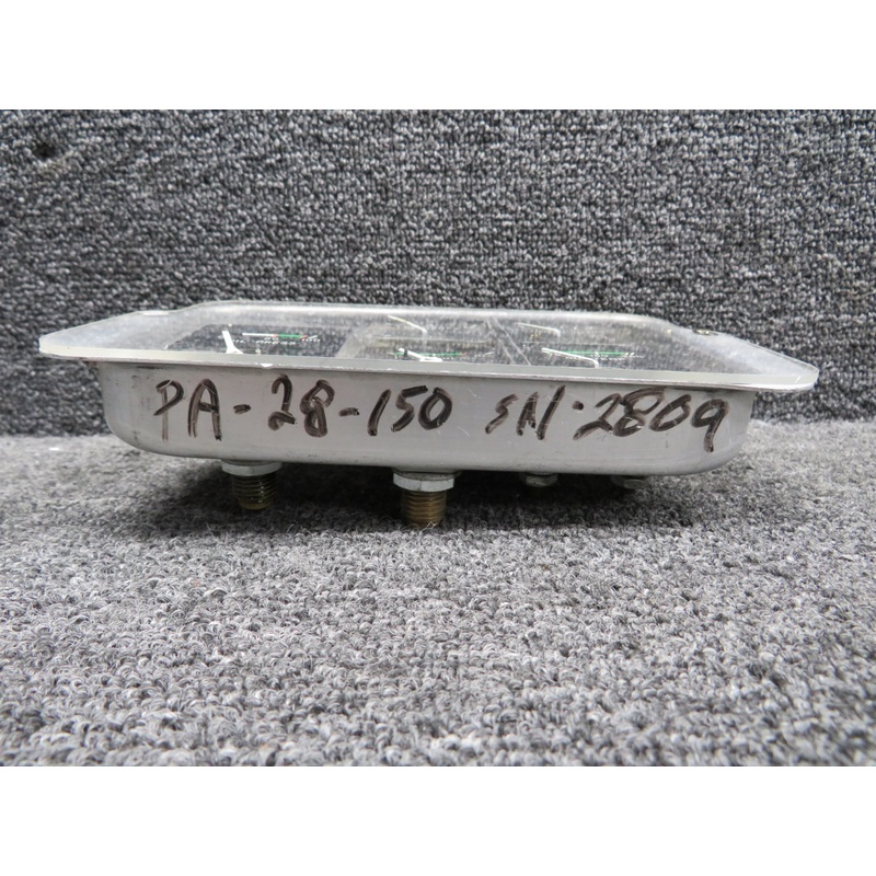 Piper J3F-50 Fuel and Oil Instrument Cluster (Missing Left Fuel Gauge)