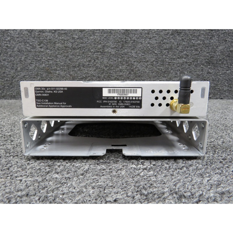 011-02299-40 Garmin GMA-35C Remote Mount Audio Selector Unit with Tray (14-28V)