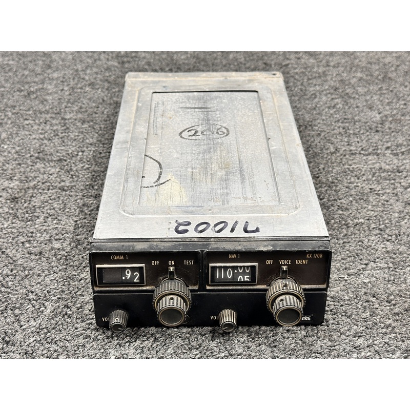 069-1020-00 King Radio KX-170B Nav-Comm Radio with Tray (Volts: 14) (Core)