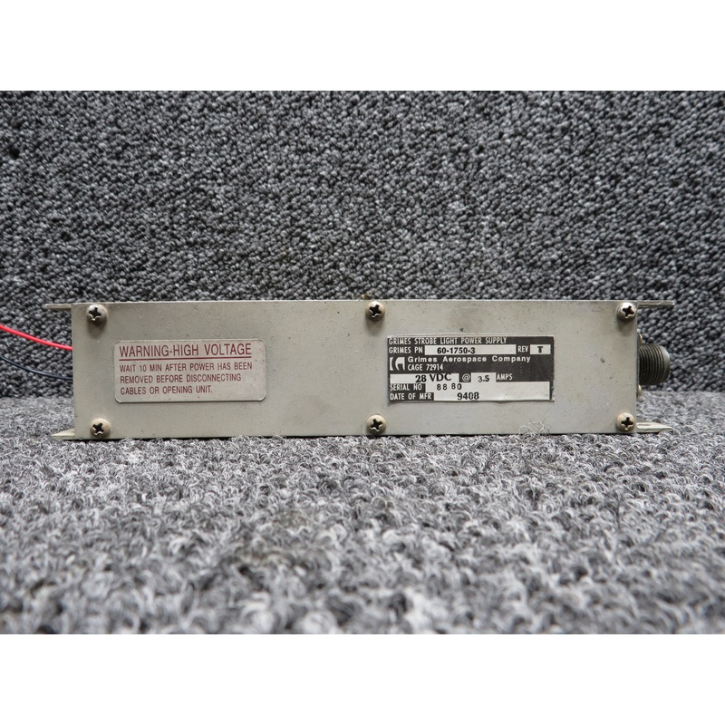 60-1750-3 Grimes Strobe Light Power Supply (3.5A, 28V)