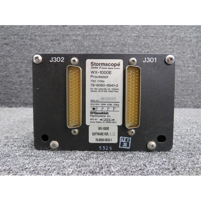 78-8060-5941-2 BF Goodrich WX-1000E Stormscope II Processor Unit w Mods (10.5-30 V)