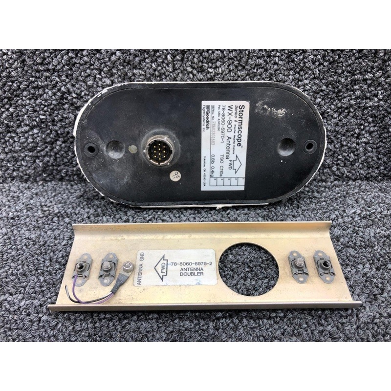 78-8060-5970-1 / 78-8060-5979-2 BF Goodrich Stormscope Antenna W/ Doubler