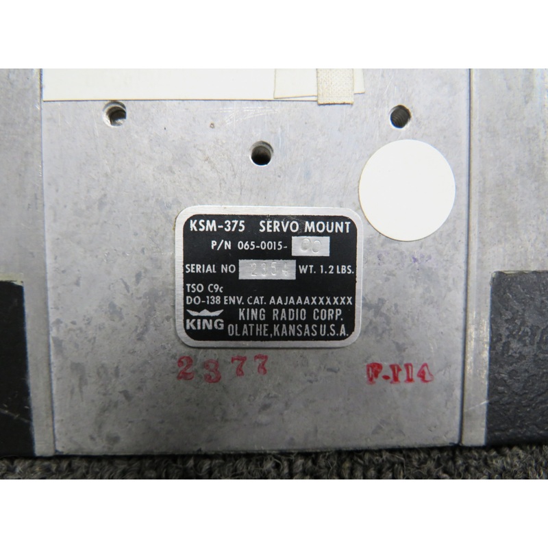 065-0015-00 King Radio KSM-375 Servo Mount (New Old Stock)