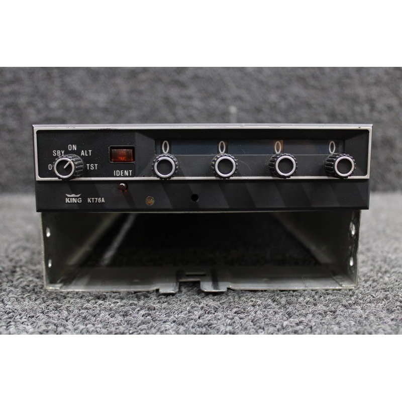 066-1062-00 King Radio KT-76A ATC Transponder Unit w Tray and Mods (Volts: 14)
