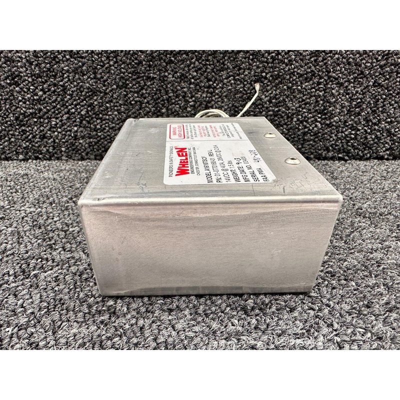 01-0770168-01 Whelen A1610TSCF Power Supply (Volts: 14 or 28) (Minor Dents)