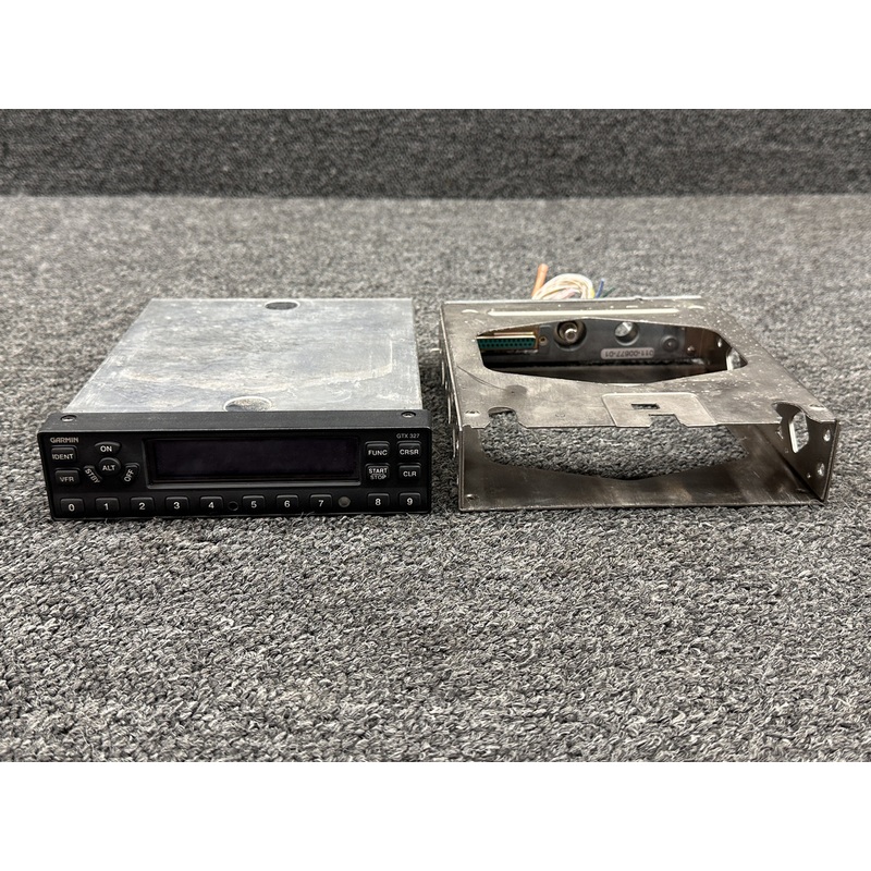 011-00490-00 Garmin GTX-327 Transponder Radio with Tray & STC (14 or 28V)
