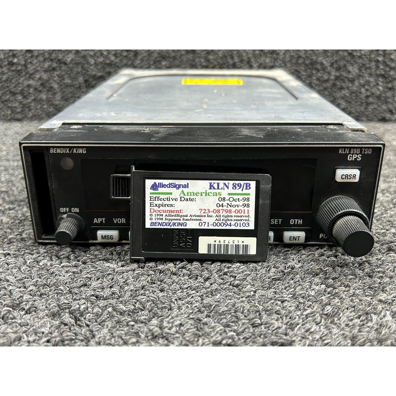 066-01148-0101 Bendix King KLN-89B GPS Radio with Tray and Data Card (14,28V)