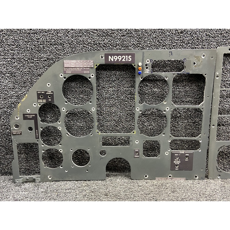 300-324008-1, 300-324010-3 Rockwell 700 Instrument Panel Set (LH, Center, RH)