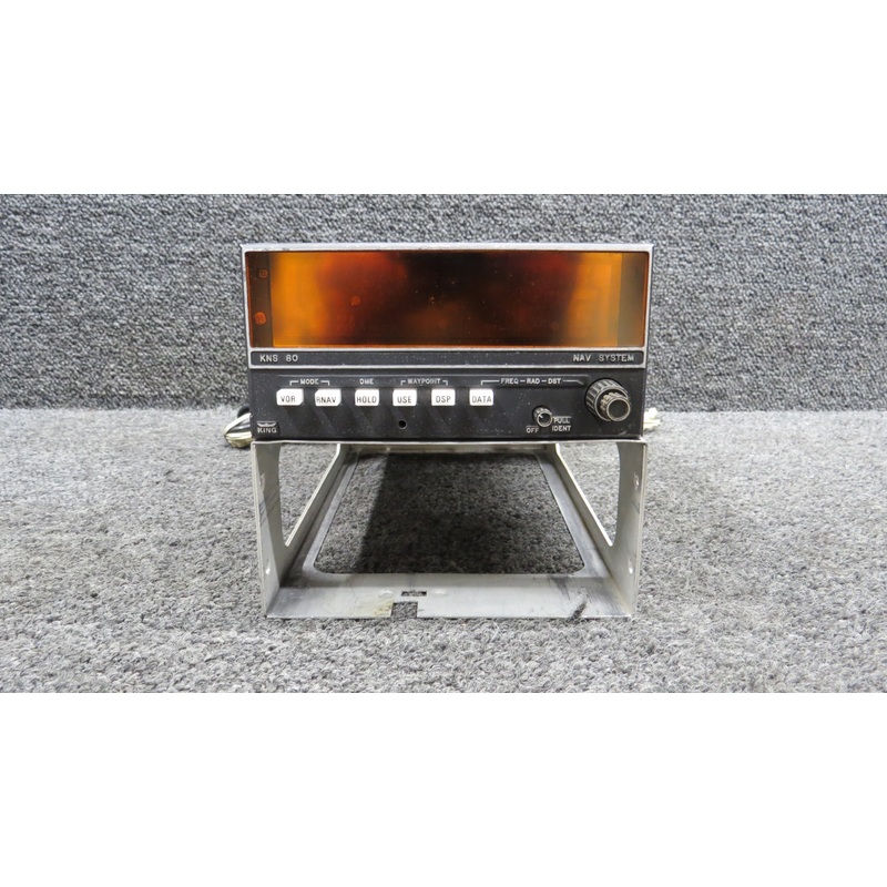 066-4008-00 King Radio KNS80 Navigation System VOR, LOC, DME, RNAV, GS with Tray