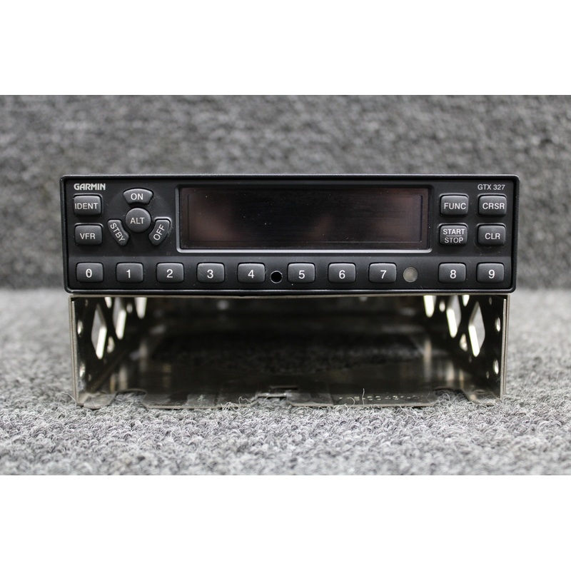 011-00490-00 Garmin GTX-327 Transponder Radio with Tray (Volts: 14 or 28)