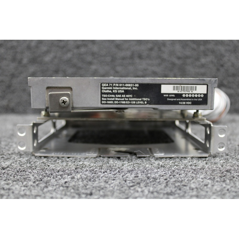 011-00831-00 Garmin GEA-71 Engine Interface Unit with Tray and Mods (14, 28V)