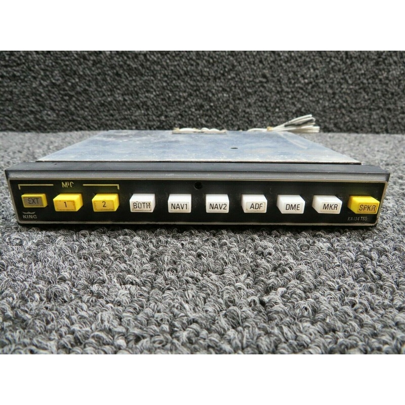 071-2009-02 King Radio KA134 Audio Panel W/ Tray (Volts: 14/28)