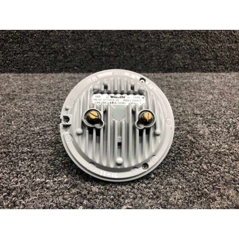 01-0771833-15 Cessna 172G Whelen P36P1T LED Taxi Light Assembly (14V)