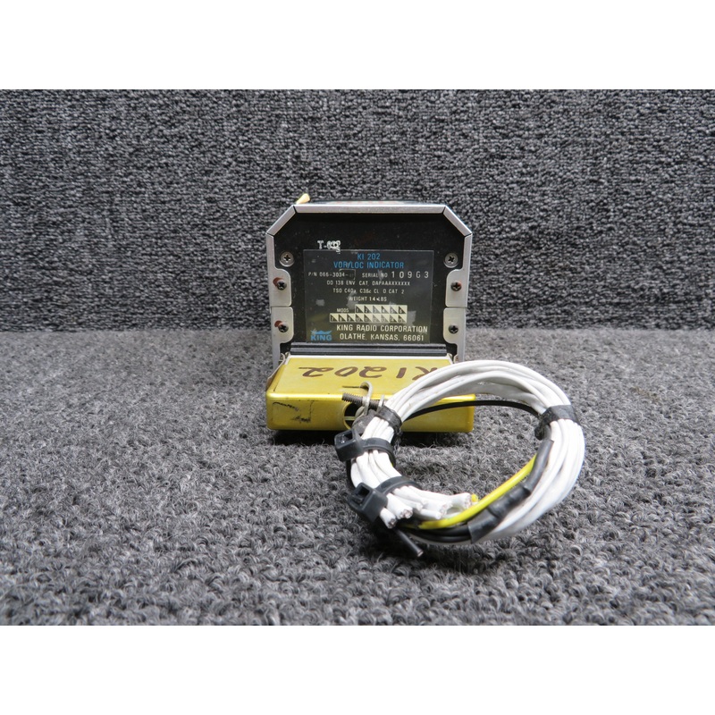 066-3034-07 King Radio KI-202 VOR, Localizer Indicator