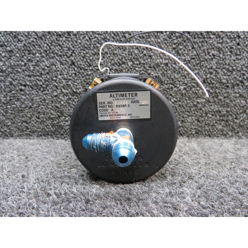 5934P-3 (Alt: A613-1) United Instruments Altimeter Indicator (Code: A.194)
