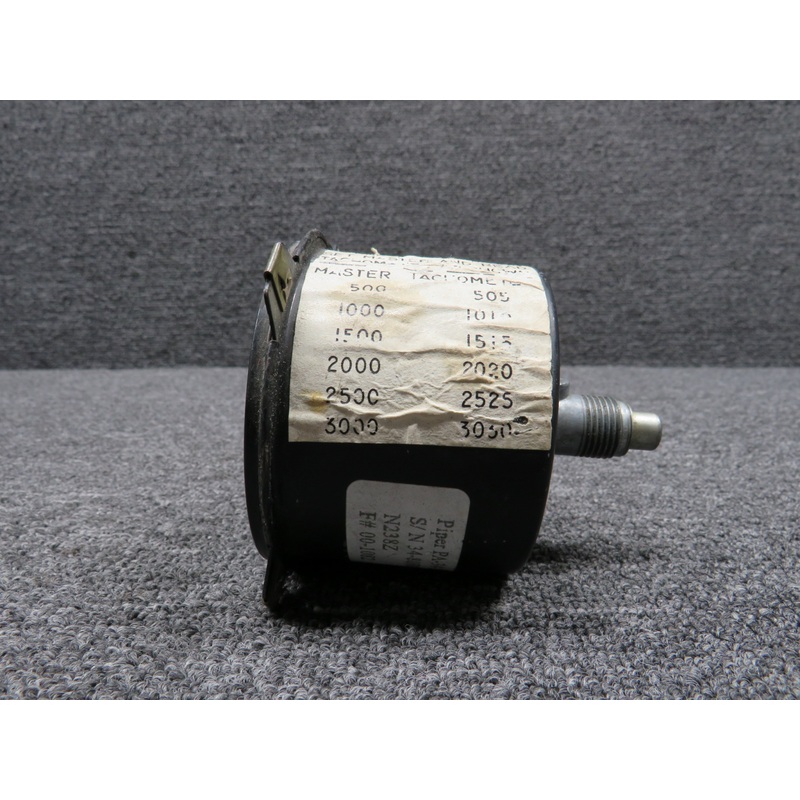 830549 Stewart-Warner Recording Tachometer Indicator (Hours: 3110.47)