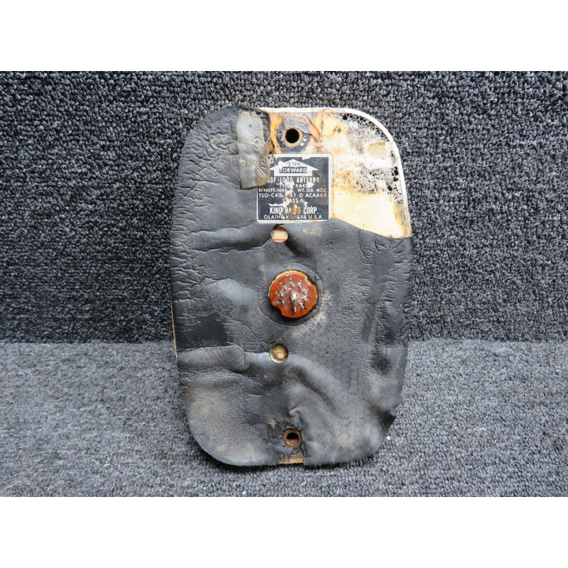 071-1006-11 King Radio KA-42 ADF Loop Antenna (Yellowed) (Scraped) (Core)