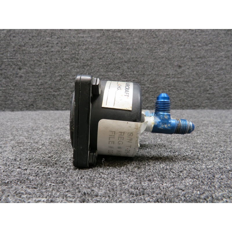 26-86019-1 Swearingen Vacuum Suction Indicator (Worn, Corroded Face)